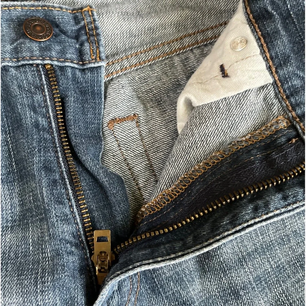 Levis 527 Slim Bootcut Jeans Mens 32x30 Blue Denim Low Rise Medium Wash 527-0491